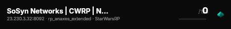 SoSyn Networks | CWRP | Needs Staff and CMDs live status badge