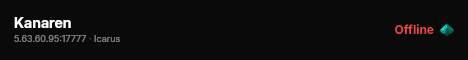 Kanaren live status badge