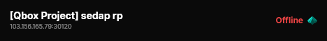 [Qbox Project] sedap rp live status badge