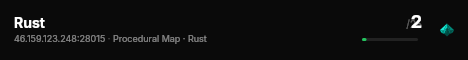 Rust live status badge
