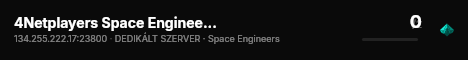 4Netplayers Space Engineers Server(Jicike) live status badge