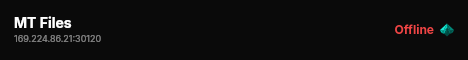 MT Files live status badge