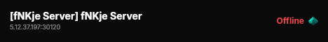 [fNKje Server] fNKje Server live status badge