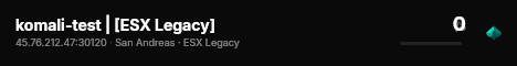komali-test | [ESX Legacy] live status badge