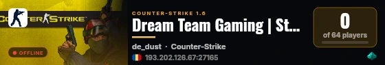 Dream Team Gaming | Steam Award [dd2] © live status badge