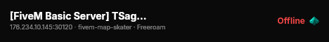 [FiveM Basic Server] TSaglam CnR live status badge
