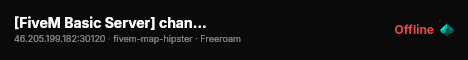 [FiveM Basic Server] change-me live status badge