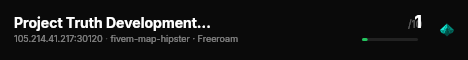 Project Truth Development Server live status badge