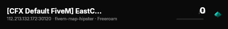 [CFX Default FiveM] EastCoastRP live status badge