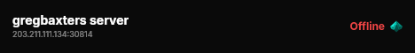 gregbaxters server live status badge