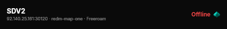 SDV2 live status badge