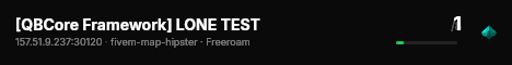 [QBCore Framework] LONE TEST live status badge