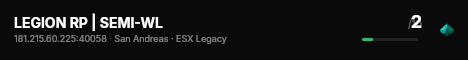 LEGION RP | SEMI-WL live status badge