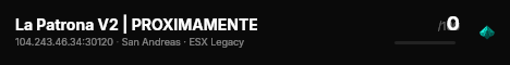 La Patrona V2 | PROXIMAMENTE live status badge