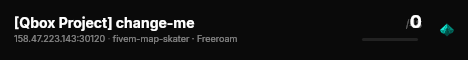[Qbox Project] change-me live status badge