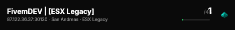 FivemDEV | [ESX Legacy] live status badge