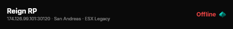 Reign RP live status badge