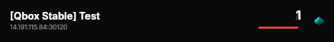 [Qbox Stable] Test live status badge