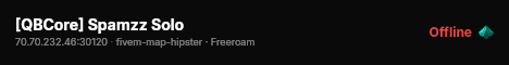 [QBCore] Spamzz Solo live status badge
