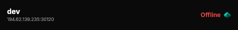 dev live status badge