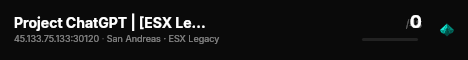 Project ChatGPT | [ESX Legacy] live status badge
