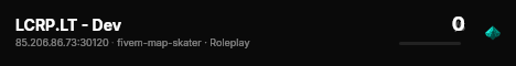 LCRP.LT - Dev live status badge