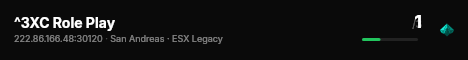 ^3XC Role Play live status badge