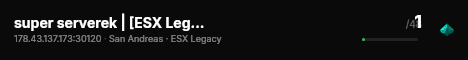 super serverek | [ESX Legacy] live status badge