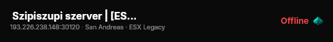  Szipiszupi szerver | [ESX Legacy] live status badge