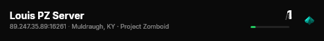 Louis PZ Server live status badge