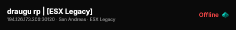 draugu rp | [ESX Legacy] live status badge