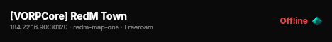 [VORPCore] RedM Town live status badge