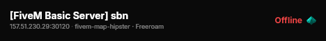 [FiveM Basic Server] sbn live status badge