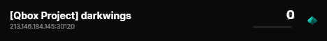 [Qbox Project] darkwings live status badge