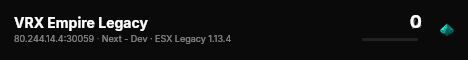 VRX Empire Legacy live status badge