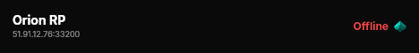 Orion RP live status badge