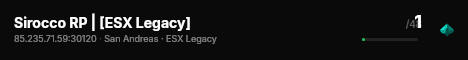 Sirocco RP | [ESX Legacy] live status badge