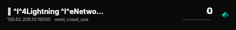 ⚡ ^l^4Lightning ^l^eNetworks ^l^f| Modded live status badge