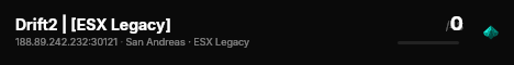 Drift2 | [ESX Legacy] live status badge