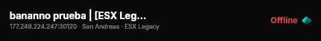 bananno prueba | [ESX Legacy] live status badge