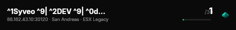 ^1Syveo ^9| ^2DEV ^9| ^0discord.gg/syveo live status badge