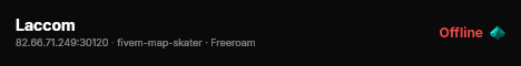 Laccom live status badge