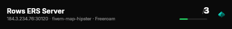 Rows ERS Server live status badge