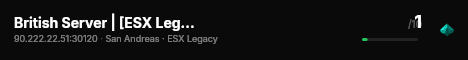 British Server | [ESX Legacy] live status badge