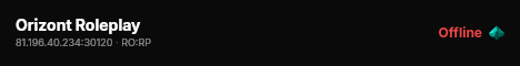 Orizont Roleplay live status badge