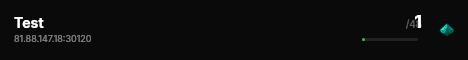 Test live status badge