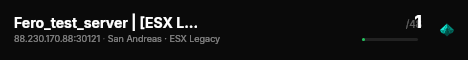 Fero_test_server | [ESX Legacy] live status badge