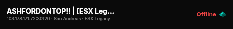 ASHFORDONTOP!! | [ESX Legacy] live status badge