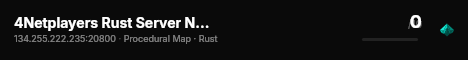 4Netplayers Rust Server NEMESI live status badge