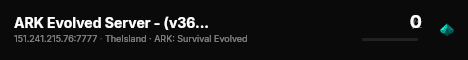 ARK Evolved Server - (v361.7) live status badge